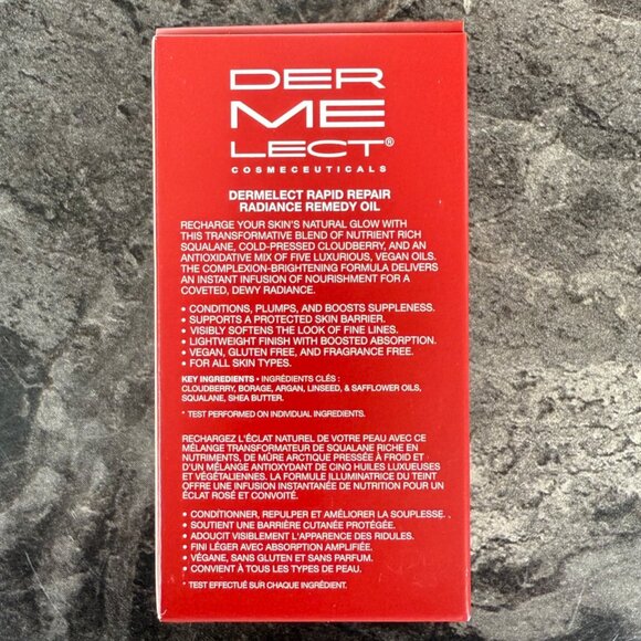 Dermelect Rapid Repair Radiance Remedy Oil Holiday Glow Vegan Skincare - Picture 5 of 10